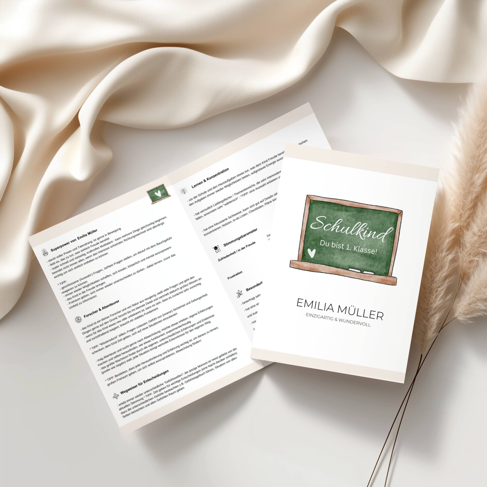 Schulkind Einschulung Human Design Geschenk Einschulung personalisiertes Geschenk Einschulung